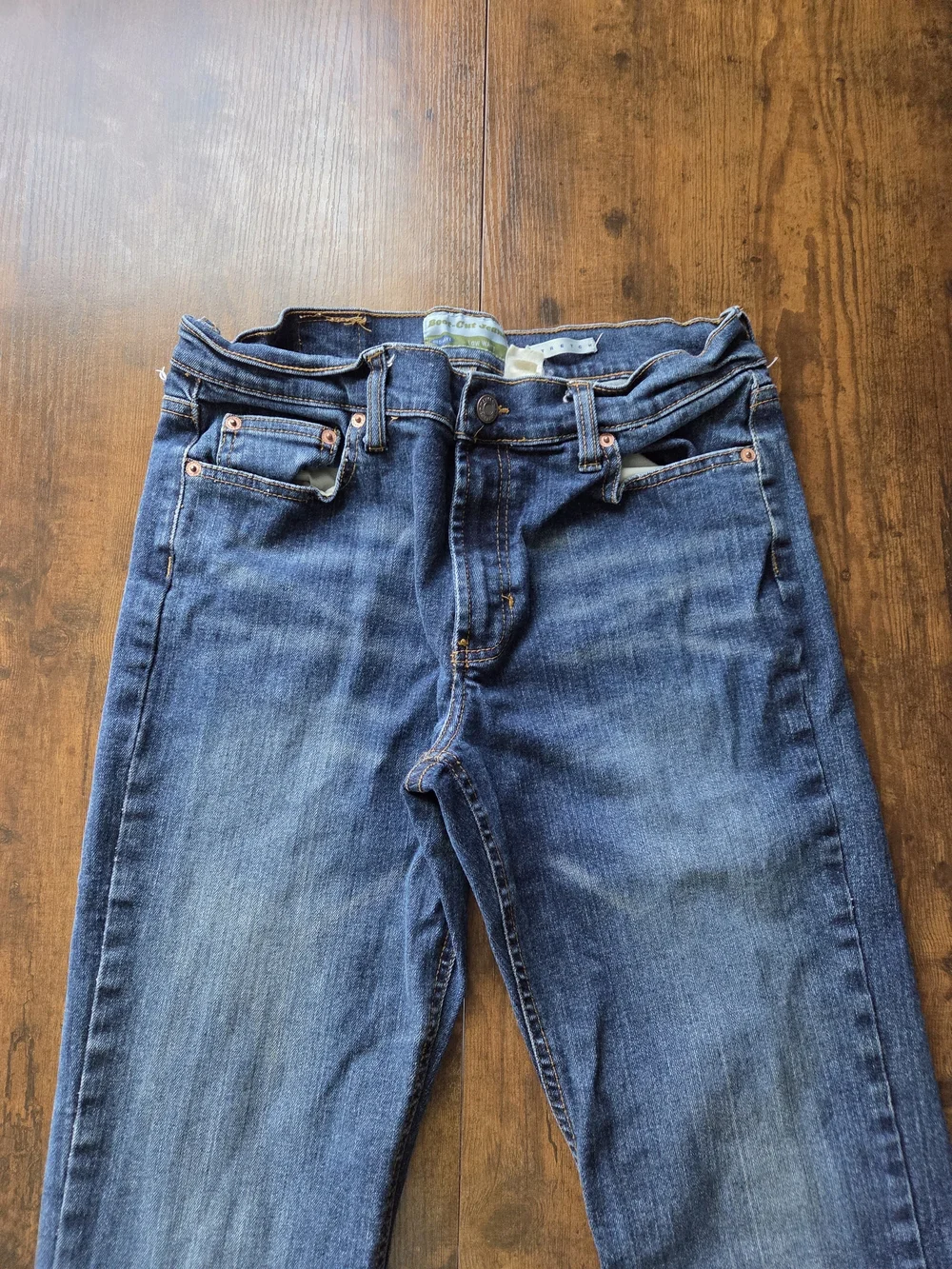 Old Navy Womens Low Waist Boot Cut Jeans Medium Wash Size 12
